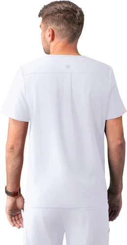 Vista 2 de Adar Addition Scrubs - Camiseta médica clásica con cuello en V