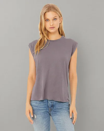 Vista 4 de Bella + Canvas mujer Triblend Tee