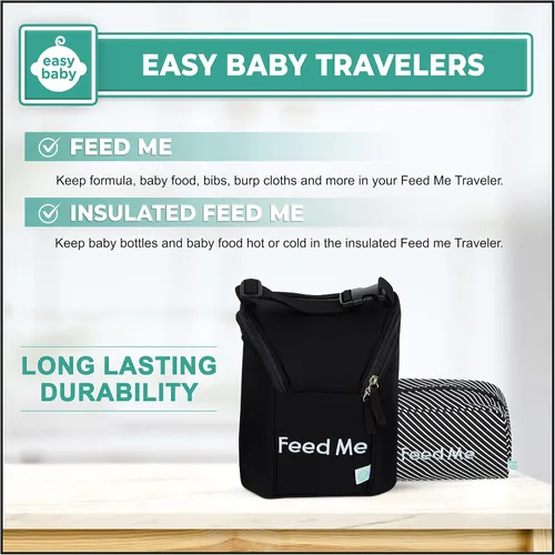 Vista 7 de Easy Baby - Pañal, biberón y suministros - Bolsas organizadoras y cambiador - Cambio, alimenta, viste y límpiame (paquete de 8 Brooklyn)