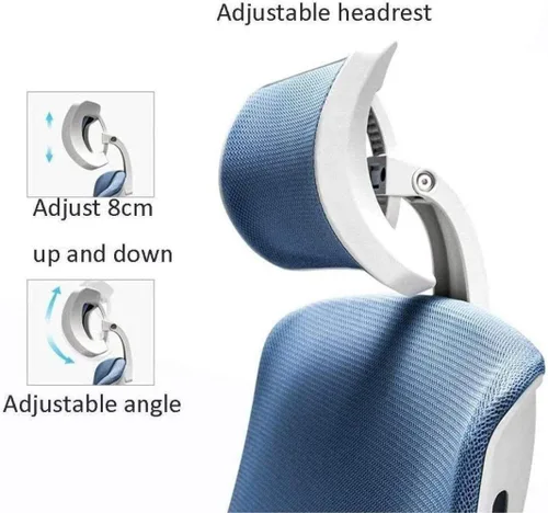 Vista 5 de Silla ergonómica Silla de computadora Silla de oficina de ingeniería para el hogar, cómodo asiento reclinable para juegos Soporte de cintura (negro)