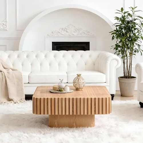 Vista 15 de Mesa de Centro con Tapa Elevable Mesas de Centro Cuadradas para Muebles de Sala de Estar Acanalada Pequeña con Gran Centro de Almacenamiento Oculto