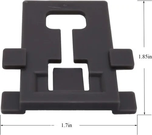 Vista 2 de ELSOON W10195840 - Posicionador de ajuste para lavavajillas compatible con lavavajillas Whirlpool Kenmore Kitchenaid - Reemplaza 1872228 AH3407016