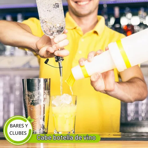 Vista 3 de Zopeal 100 tapas antipolvo para verter licor negro con capucha y lazo