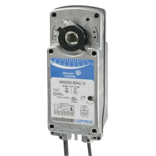 Vista 3 de Johnson Controls M9203-GGA-2 Actuador eléctrico, 27 in-lb. Par de funcionamiento, -22 a 140 grados F