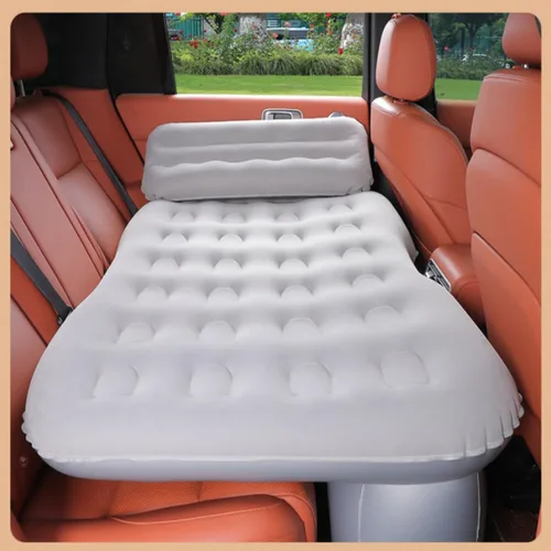 Vista 7 de Back Seat Air Mattress for Nikola Badger 2022, Portable Travel Camping Car Inflatable Mattress,Black