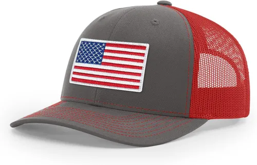 Vista 195 de Joe's USA Richardson 112 - Gorras de camionero con parche gráfico personalizado - Gorras estructuradas de cinco y seis paneles Richardson Premium