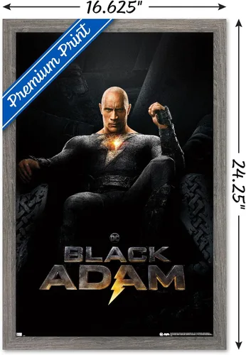 Vista 3 de Trends International DC Comics Movie Black Adam - Póster de pared de una hoja
