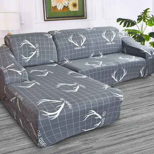 Vista 20 de IMYOGI Fundas de sofá de alta elasticidad, funda de sofá elástica con patrón de elastano, fundas de sofá de dos plazas, 1 pieza, protector de perro