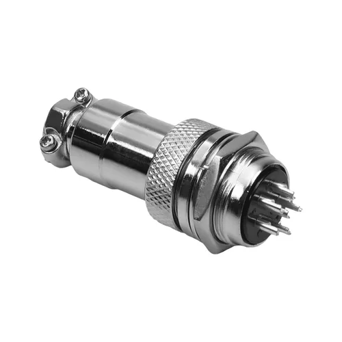 Vista 22 de Heyiarbeit Plata Negro GX12-2 15A 2P Aviación Conector Hembra/Macho Panel de Alambre de Alimentación Chasis Accesorios Conector de Metal Aviación 1
