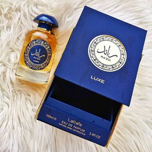 Vista 5 de Lattafa Perfumes Ra'ed Gold Luxe Eau de Parfum Spray para hombre, 3.4 onzas