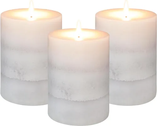 Vista 11 de Pillar Candles - Vela perfumada de Immeiscent para aromaterapia, con aroma a cupcake de vainilla, de 50 horas de combustión limpia, velas moteadas