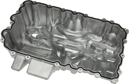 Vista 3 de URO Parts 11137618512PRM - Bandeja de aceite para motor, construcción de aluminio premium con junta AEM mejorada