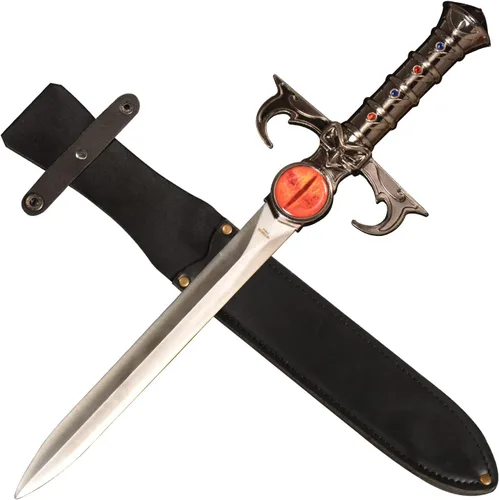 Vista 17 de SV Espada de anime hecha a mano para cosplay, espada mística de tigre-gato, espada mística, espada de presagios, ojo de Thundera/Tygra, varios