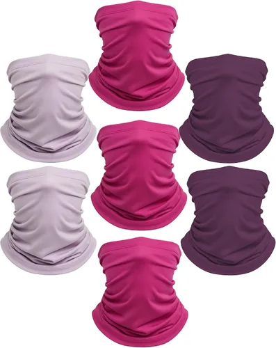 Vista 14 de Xeoxarel Neck Gaiter, 7 Pack Cooling UV Protection, Bandana Face Mask Scarf for Men and Women
