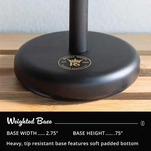 Vista 4 de RoyalShave - Soporte para afeitar y cepillo de seguridad, con recubrimiento en polvo, color negro