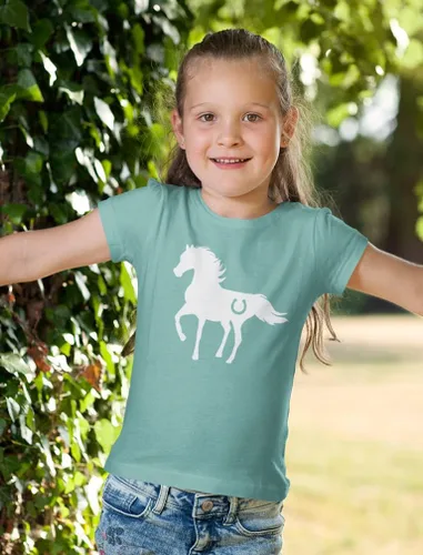 Vista 5 de Regalos de caballos para niñas, camisa de caballos de amor, equitación, camisas para niños