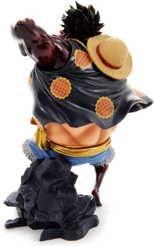 Vista 5 de Banpresto Figura de Monkey D Luffy de una pieza de 6.3 pulgadas, especial SCultures Big Zoukeio, Gear Fourth
