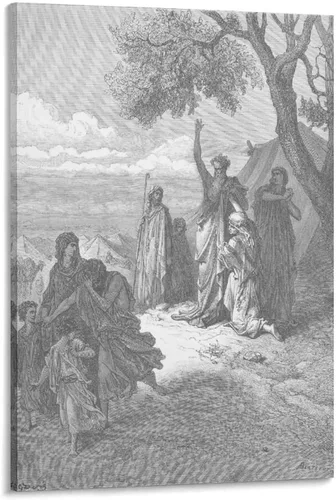 Vista 10 de 20 obras maestras por Gustave Dore - Póster artístico de Adán y Eva expulsados del Edén y arte de pared, póster moderno para decoración