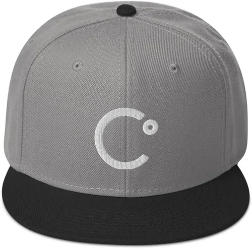 Vista 2 de Celsius Cryptocurrency Logo Hat (Gorra Snapback de mezcla de lana bordada)