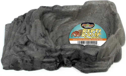Vista 5 de Bol Rampa para Reptil Zoo Med, Variados Negro/Neón