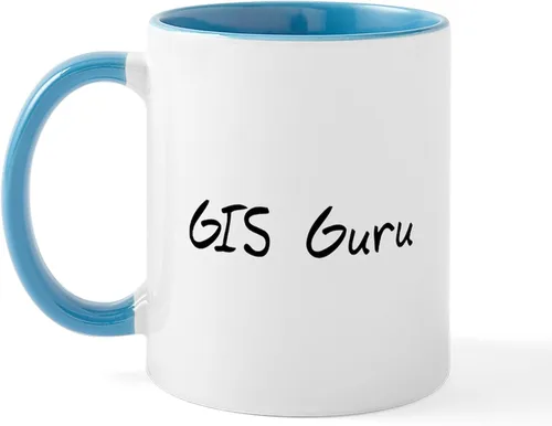 Vista 9 de CafePress GIS Guru - Taza de café de cerámica, taza de té, 11 onzas