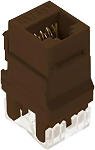 Vista 5 de Legrand - Conector Keystone OnQ RJ45, conector Keystone para Cat 5e, funciona con placas de pared multimedia para garantizar una terminación segura