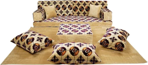 Vista 25 de arabicsofa Cojines Majlis de piso tradicionales: asientos modulares Diwan seccionales