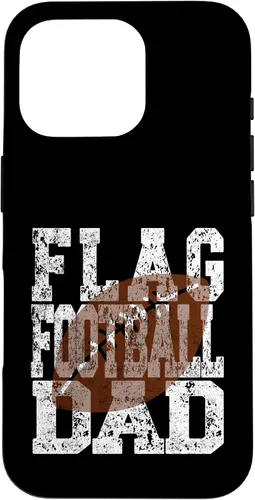 Vista 20 de Flag Football Dad - Player Parent Case for iPhone 16