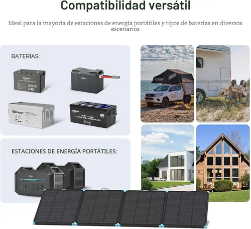Vista 5 de RENOGY REGO - Panel solar portátil de 300 W, 25% de alta eficiencia, ligero