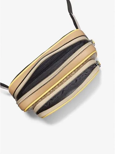 Vista 2 de MICHAEL KORS Bolso bandolera Cooper Graphic Logo Sling Pack, Amarillo, Paquete de esling