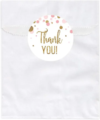 Vista 49 de Andaz Press Colección de fiesta de baby shower de niña con purpurina de oro rosa rubor, pancarta colgante con cuerda, Welcome Baby!, 5 pies, 1 juego