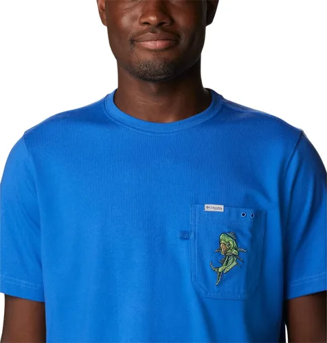 Vista 4 de Columbia Camiseta PFG Icon con bolsillo para hombre