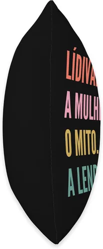 Vista 2 de Funny Portuguese First Name Design - Lídivalda Throw Pillow
