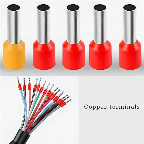 Vista 4 de Cable de extensión de alambre desnudo hembra RS232 de 10 pies 26AWG DB9 a 9