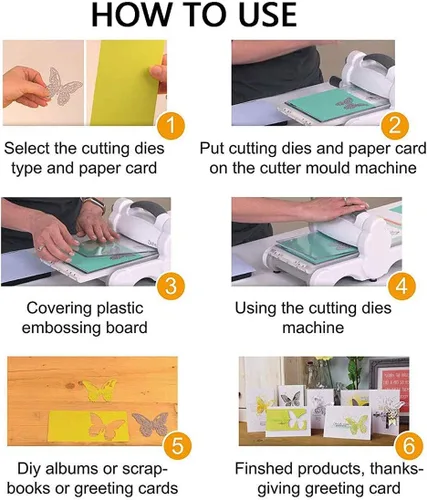 Vista 6 de Troqueles de corte de navegación de vaquero para plantillas de metal, herramienta de grabado en relieve, troqueles para hacer tarjetas, álbumes