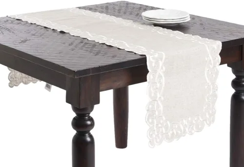 Vista 5 de SARO LIFESTYLE QX168 - Mantel individual de 4 piezas, 14 x 20 pulgadas, natural