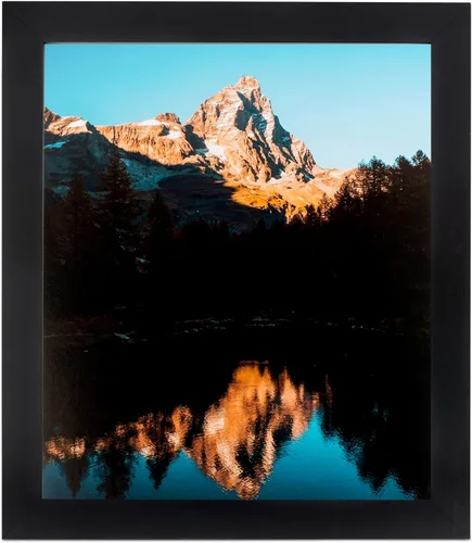 Vista 8 de ArtToFrames Marco de fotos negro de 4 x 6 pulgadas, este marco de póster personalizado de 1.25 pulgadas es de color negro satinado, para tu arte