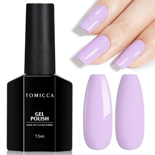 Vista 12 de TOMICCA Esmalte de uñas de gel marrón café, 0.5 onzas líquidas, esmalte de uñas de secado con LED UV para arte de uñas, manicura en casa, otoño e