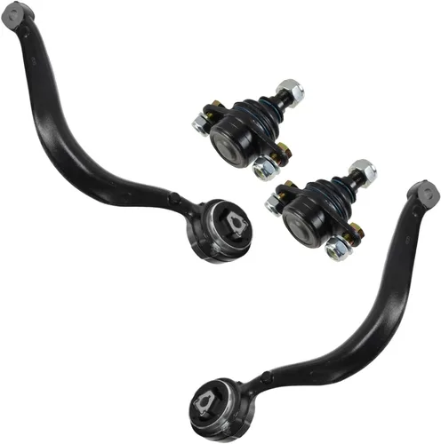 Vista 134 de TRQ Brazo de control superior e inferior del lado del conductor y del pasajero con juego de rótulas compatible con Chevrolet GMC 89-02
