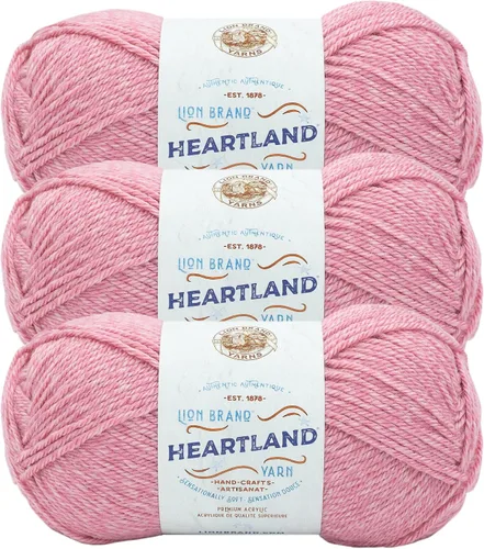 Vista 80 de Lion Brand Yarn Heartland Yarn, Hilo de Peso Medio para Tejer, Ganchillo y Manualidades, 1 Paquete, Great Smoky Mountains Grandes Montañas Humeantes