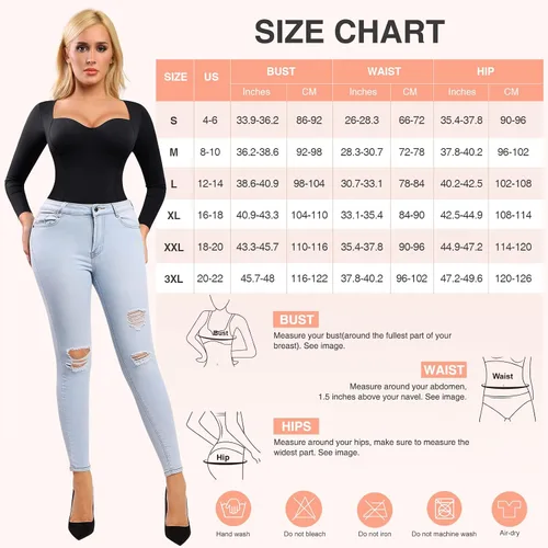 Vista 6 de FeelinGirl Body de tanga de manga larga sin costuras para mujer control de abdomen 2023 de moda de invierno