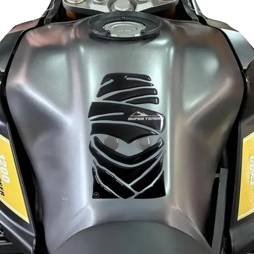 Vista 2 de labelbike - Adhesivo 3D para motocicleta, protección y decoración para depósito de combustible en resina compatible con Yamaha Super TENERE