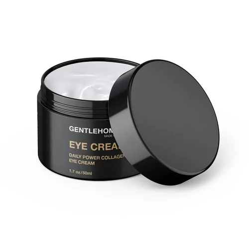 Vista 2 de Gentlehomme - Crema de ojos de colágeno - Crema de ojos para hombres - Con colágeno, ácido hialurónico y cafeína - Ayuda a suavizar, restaurar e