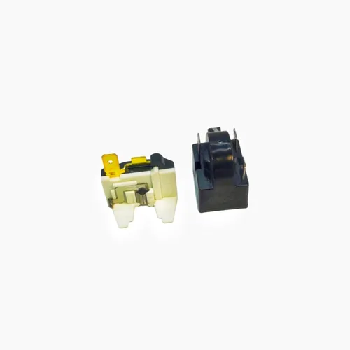 Vista 6 de Compresor 4.7 Ohm 3Pin PTC Starter/Start Relay and Overload Kit Compatible con Mini Frigoríficos, Refrigeradores Compactos, Congeladores Profundos