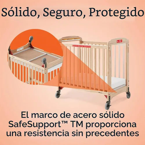 Vista 10 de Foundations First Responder - Cuna de lado fijo de evacuación, cuenta con paneles Clearview, incluye marco de evacuación, ruedas de gran