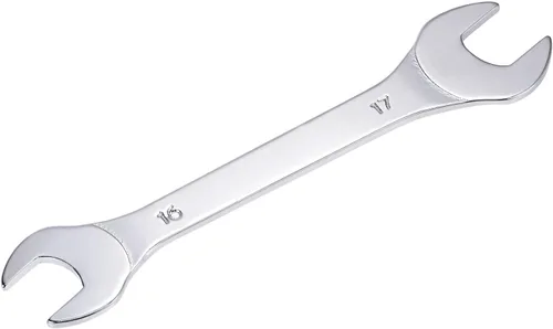 Vista 8 de uxcell Llave fina de extremo abierto, espejo métrico de 0.236 in x 0.276 in, acero de alto carbono, para mantenimiento doméstico y reparaciones