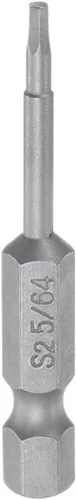 Vista 12 de HARFINGTON Broca de destornillador hexagonal de 1/8 "SAE 1/4" vástago hexagonal de 2 pulgadas de longitud magnética S2 brocas eléctricas de acero
