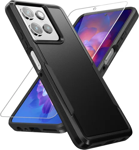 Vista 11 de Funda para Moto G Stylus 5G 2022, con Protector de Pantalla, [Probada contra Caídas de Grado Militar] Funda Protectora de Servicio Pesado Resistente