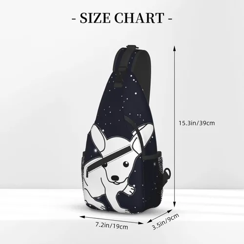 Vista 4 de Chihuahua - Bolsa de hombro para cachorros, mochila de viaje casual con animales divertidos para hombres y mujeres