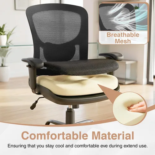 Vista 4 de Big and Tall Office Desk Chair Heavy Duty Ergonomic Mesh Desk Chair, Swivel Executive Computer Chairs for Home Office, Adjustable Lumbar Support &